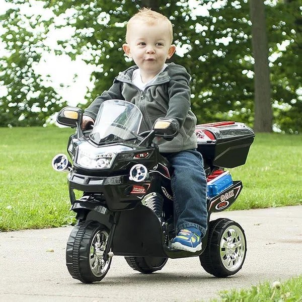 Lil& Rider 3 Wheel Battery Powered FX Sport Bike, Orange