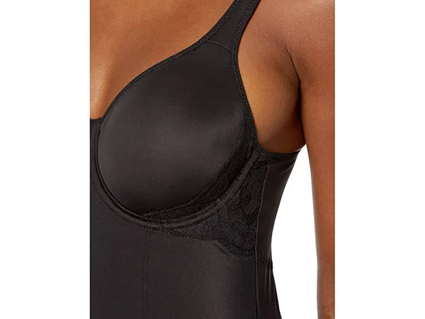 Maidenform Firm Foundations Built in Bra Body Shaper - Black 38C