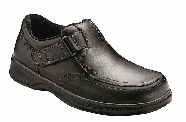 Orthofeet Men's Carnegie, Size: 13, Black Leather
