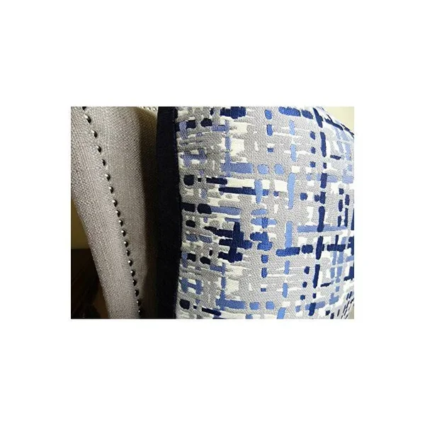Plutus Abstract Plaid Handmade Throw Pillow 20x22 x 30x22 Queen