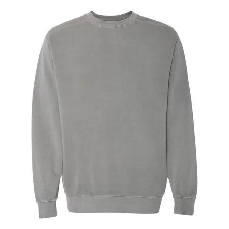 Comfort Colors Fleece Garment Dyed Ringspun Crewneck Sweatshirt - Size: 3XL, Gray