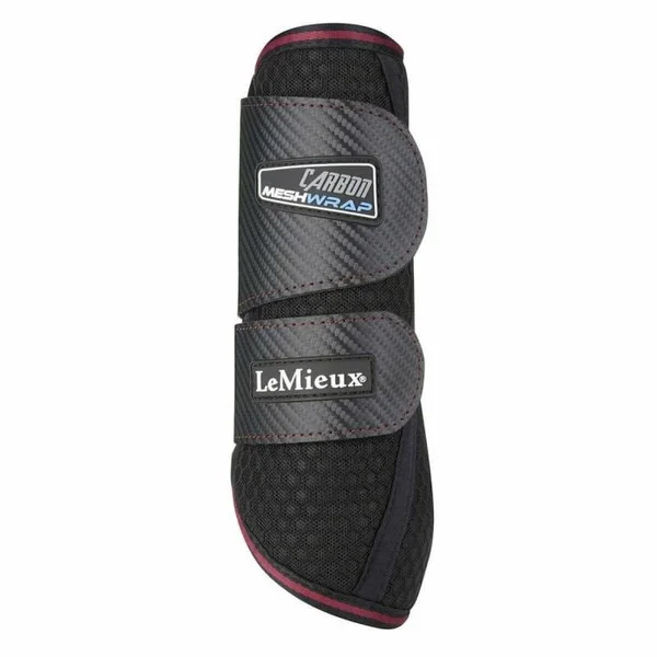 LeMieux Carbon Mesh Wrap Boots - Blue/Grey - Medium