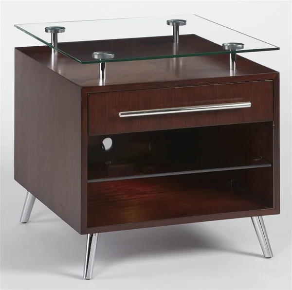 Progressive Furniture Studio City Dark Mozambique Rectangular End Table