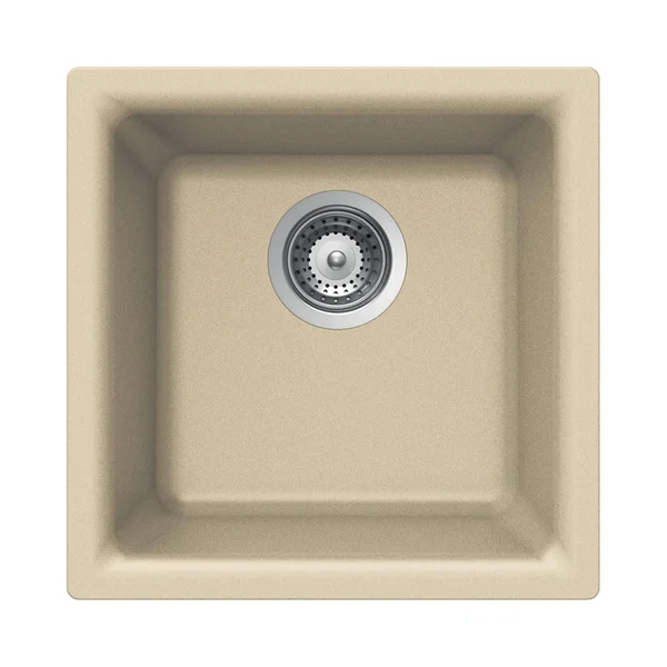 Houzer E-100 Quartztone Series Granite Dual Mount Bar/Prep Sink - Sand