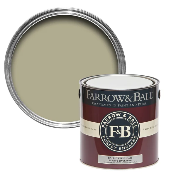 Farrow & Ball Ball Green Paint US Gallon Modern Eggshell No.75