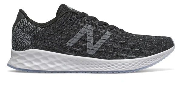 New Balance Fresh Foam Zante Pursuit Black/Castlerock Women's Running Shoes - Black/White, Size: 5.5