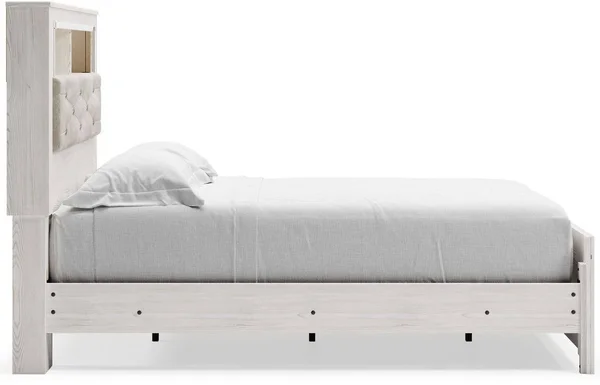 Ashley Altyra Full Upholstered Panel Bookcase Headboard