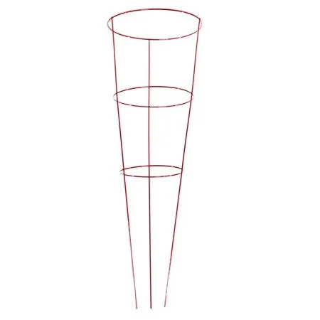 Glamos Wire 42 in. Ruby Red Gemz Heavy Duty Tomato Cages (5-Pack)