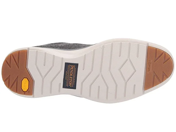 Pendleton Wool Women's Lace-Up Water-Resistant Wool Sneaker Gray Heather - 10.5 Medium