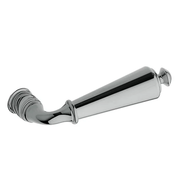 Baldwin 5125056RMR Single Right Hand Estate Lever Minus Rosettes in Lifetime Satin Nickel