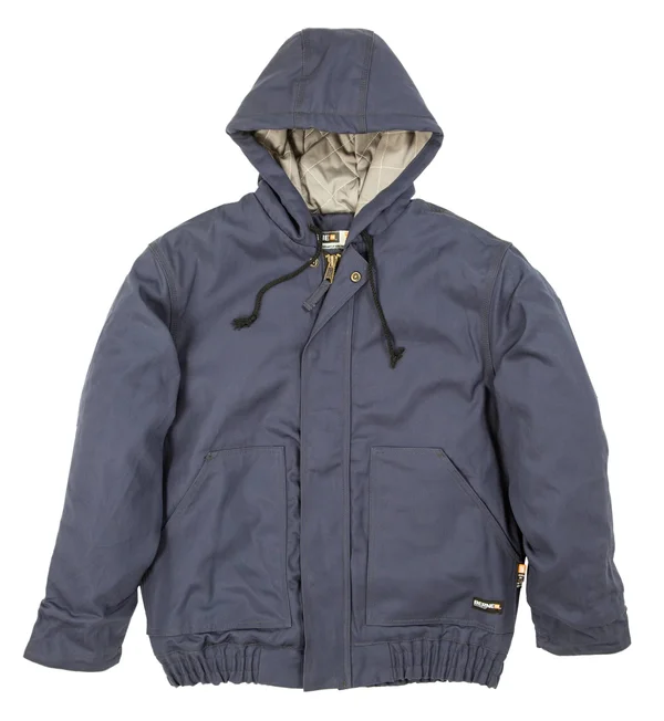Berne Frhj01 Men's Flame-Resistant Hooded Jacket - Navy - 3XL