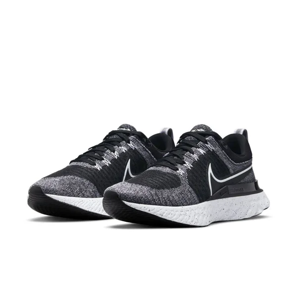 Nike React Infinity Run Flyknit 2 White/Black Men's Running Shoes - Size: 15