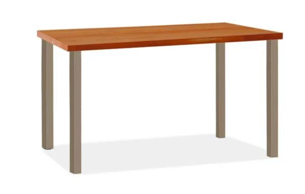 Room & Board, Modern Parsons Leg 48W 24d Table w/ 2x22 Leg, Cherry Top w/ Mineral Base