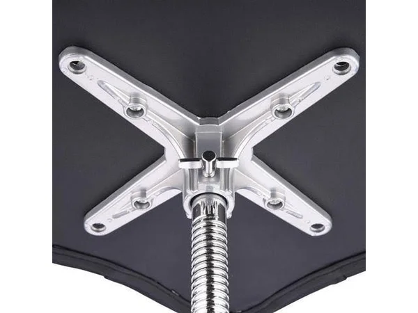 Yescom Saddle Drum Throne Drummer Stool Round Seat Chair Adjustable Height Folding Stand Percussion Hardware Large