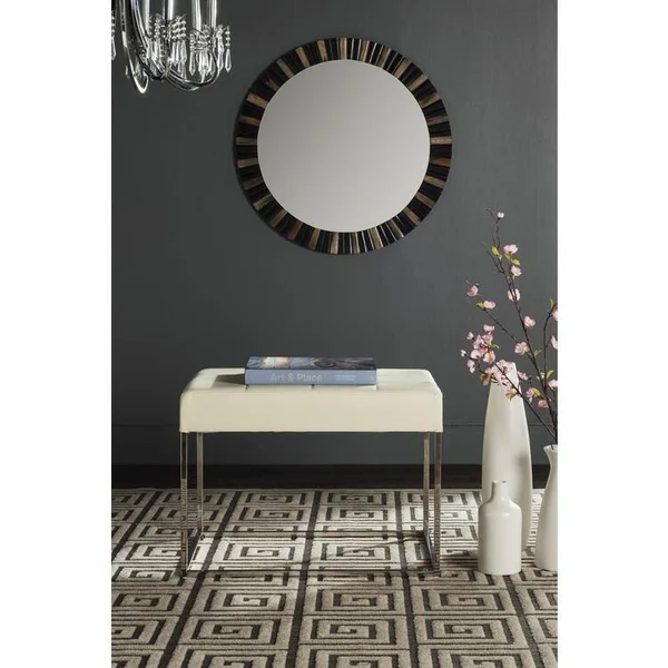 Safavieh Roitfeld Black Ottoman