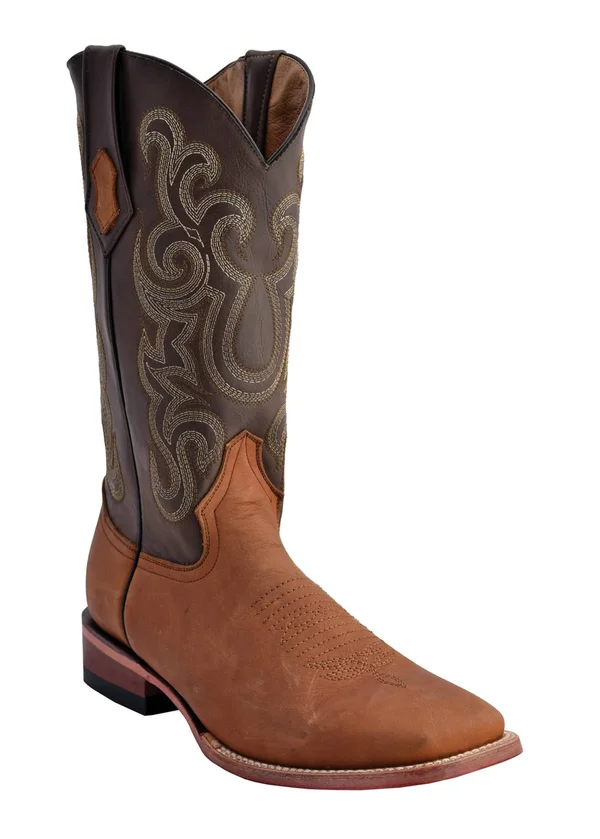 Ferrini Western Boots Mens Maverick Stitching 15193-10 Brown