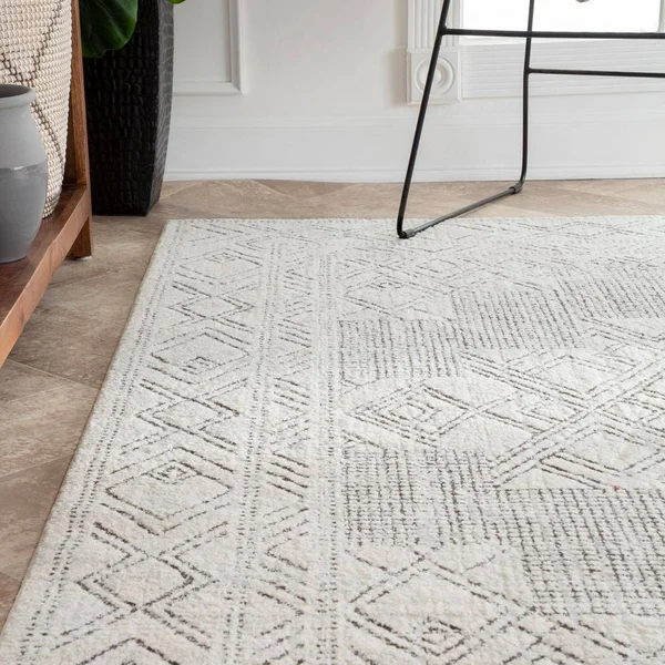 nuLOOM Solange Transitional Tribal Beige 8 ft. x 10 ft. Area Rug