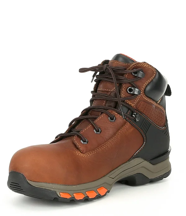 Timberland Pro Men's 6 in. Hypercharge Composite Toe Waterproof Work Boot - Black