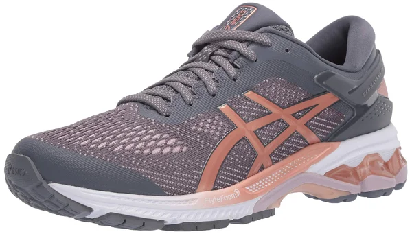 Women's Asics Gel-Kayano 26 Running Shoe - Gold