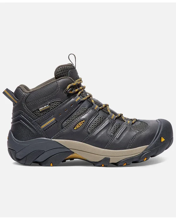 Keen Utility Men's Lansing Mid Steel Toe Waterproof Work Boot