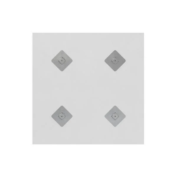 Delta 28 in. x 28 in. (L2) Square Frameless Standard Glass Mirror with Easy-Cleat Flush Mount Hardware - No Frame