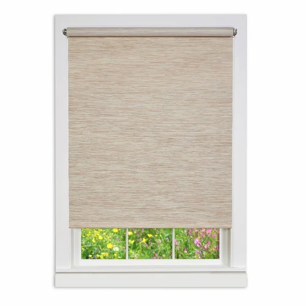 Achim 21x22 x 72x22 Cordless Privacy Jute Shade - Heather