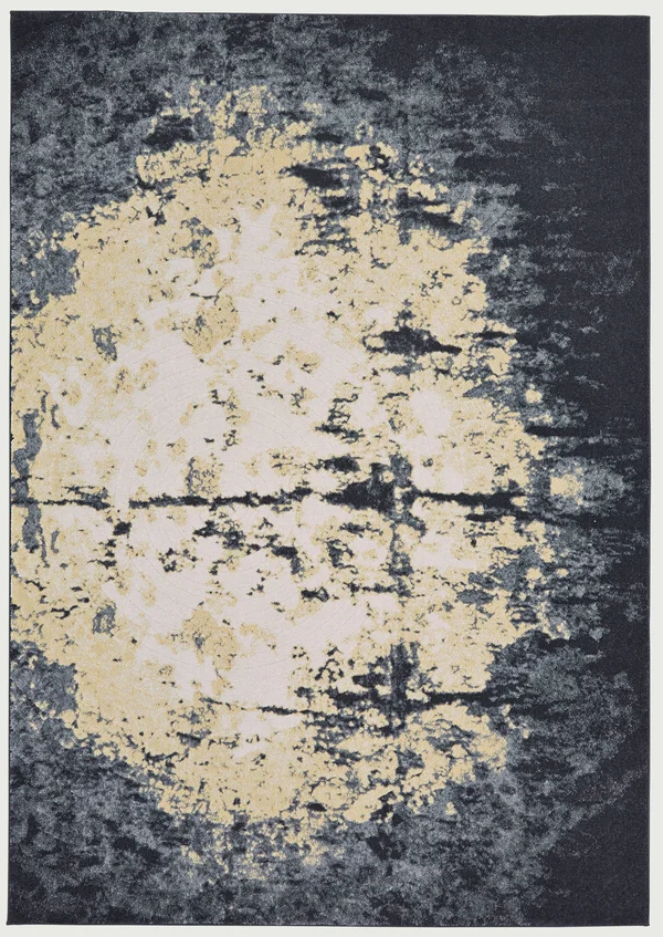 Feizy Bleecker 3590F Charcoal Rug 5& x 8&
