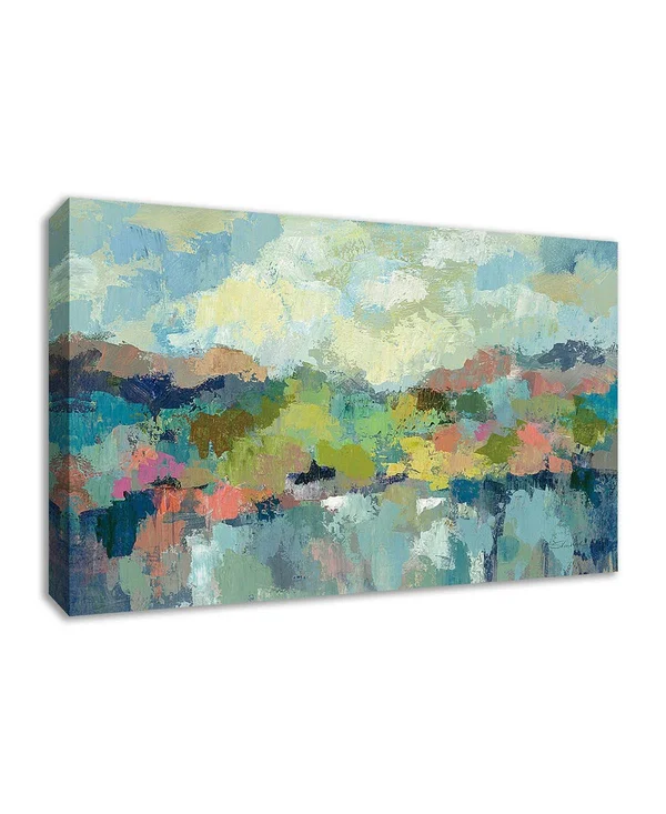 38x22 x 57x22 Abstract Lakeside by Silvia Vassileva Fine Art Giclee Print