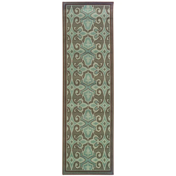 Oriental Weavers Montego 2335L 3&7x22 x 5&6x22 Blue Area Rug