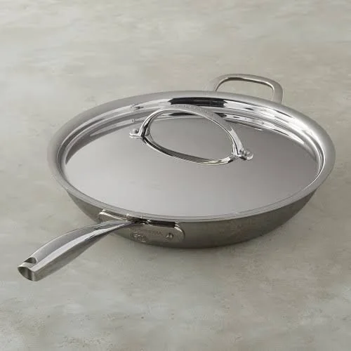 Williams Sonoma Thermo-Clad Stainless-Steel Nonstick Covered Fry Pan, 12", Williams Sonoma - Fry Pans & Skillets - Cookware