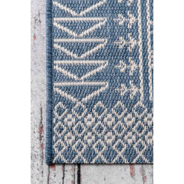 nuLOOM Kandace Outdoor Ivory 10 ft. x 13 ft. Area Rug