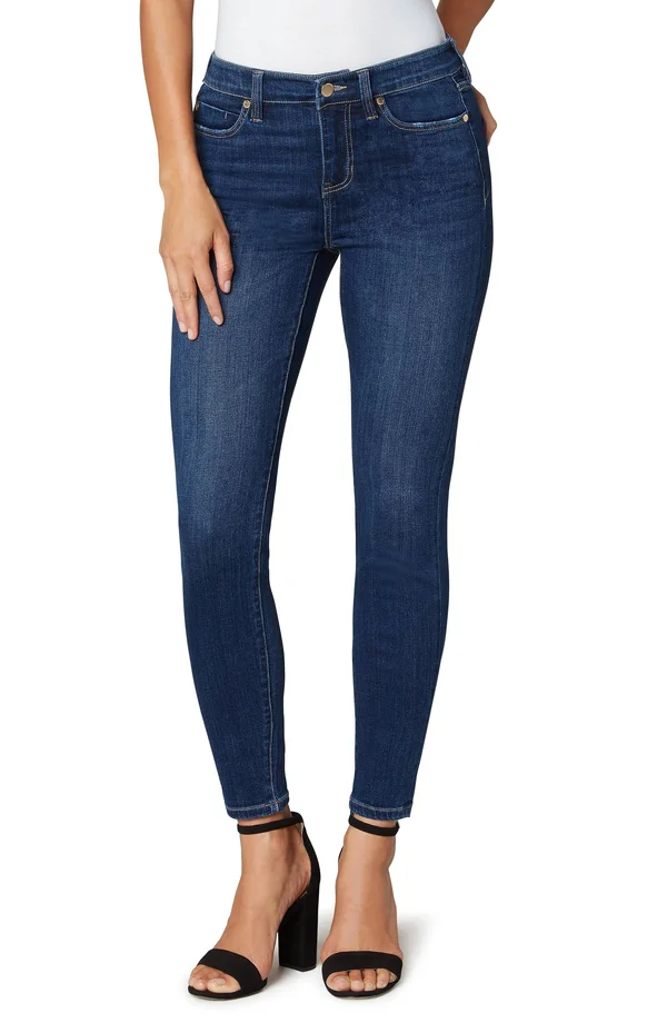 Liverpool Los Angeles Abby Mid Rise Skinny Ankle Jeans - 16