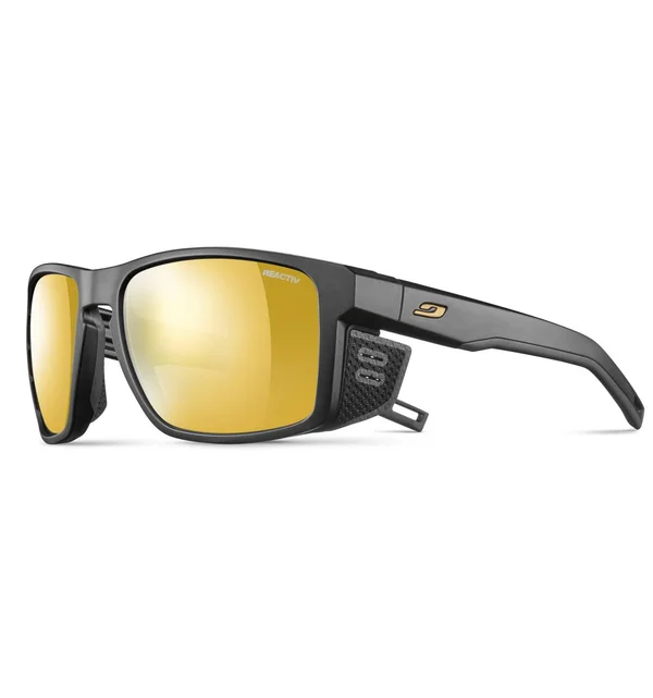 Julbo Shield Sunglasses (Black - Black - Zebra)