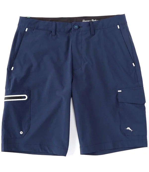 Tommy Bahama Cayman Isles Cargo 10 Inseam Shorts, Mens, 32, Ocean Deep