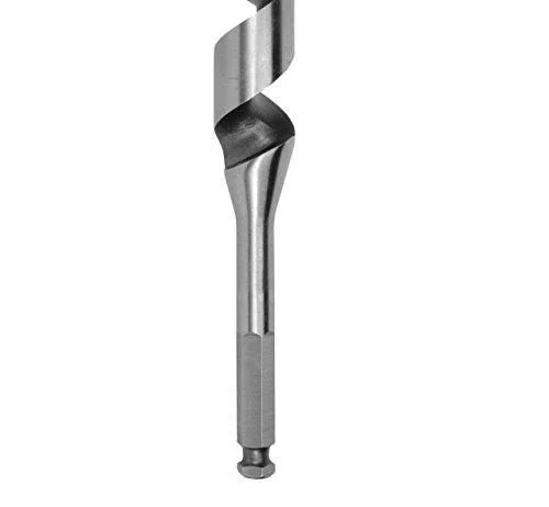 Irwin Tools 1826632 Pole Auger Drill Bit with WeldTec, 7/16-Inch Shank