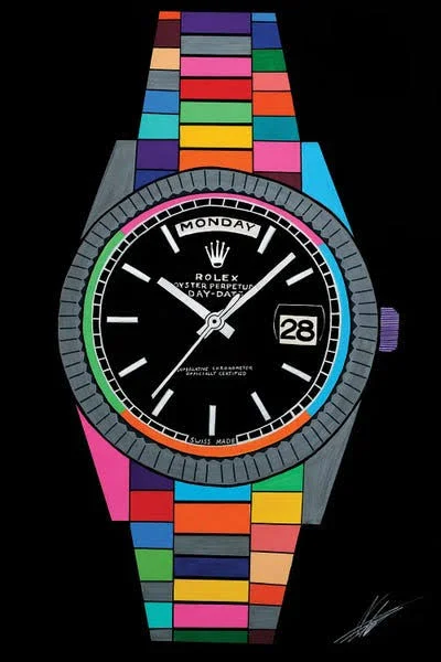 Framed Poster Prints - The Rolex by Noah Laatar ( Fashion > Accessories > Jewelry art)