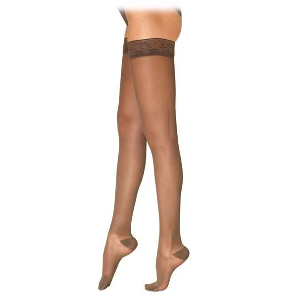 Sigvaris - EverSheer, 15-20 mmHg, Thigh High Closed Toe-Small Short