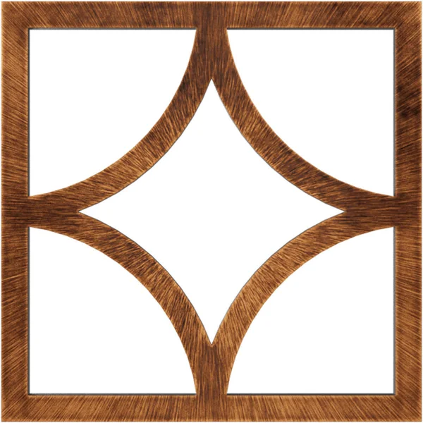 Ekena Millwork CMPP26X26STACO 26x22OD x 16 5/8x22ID x 3/4x22P Statesman Architectural Grade PVC Pierced Ceiling Medallion, Antiq