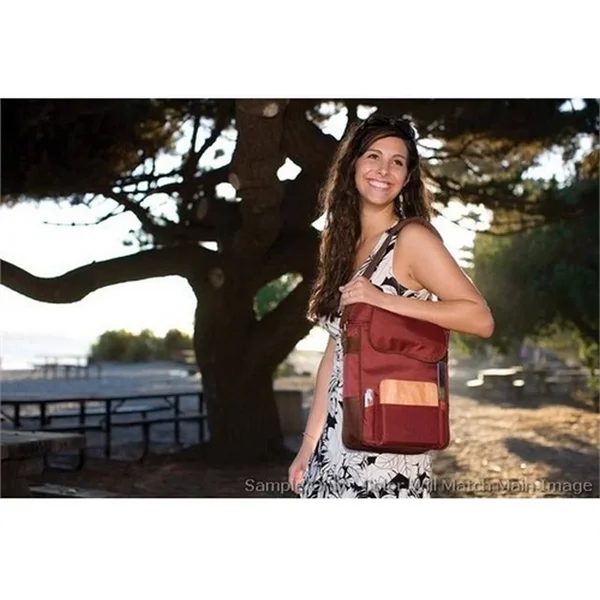 Picnic Time Oklahoma Sooners Duet Wine & cheese Tote, Black