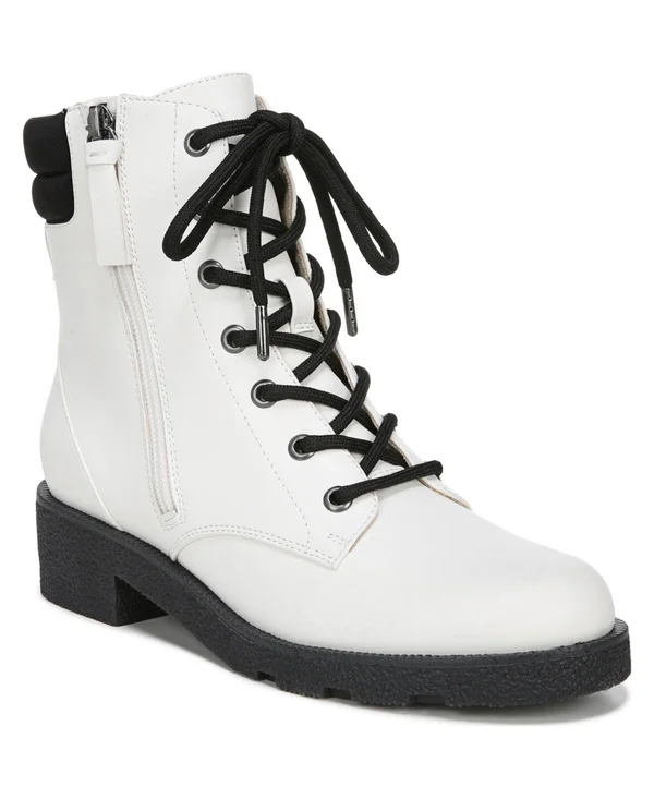 Dr. Scholl&s Tayler Women's Combat Boots, Size: 7, White