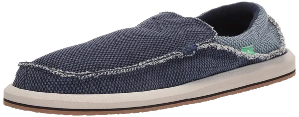 Sanuk Men's Chiba, Size: 6, Navy/Blue Canvas