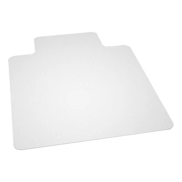 ES Robbins Chair Mat for Carpet - Low Pile, 46x22 x 60x22 with Lip, Clear