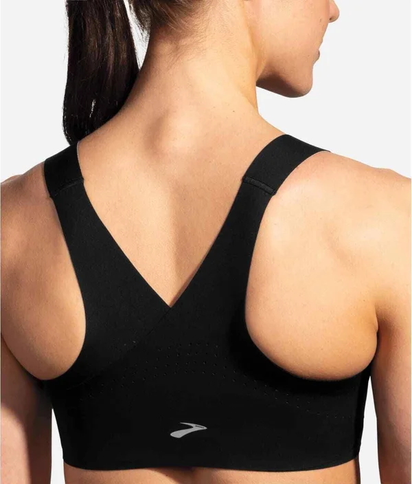 Brooks Women's Dare Crossback Run Sports Bra, Black