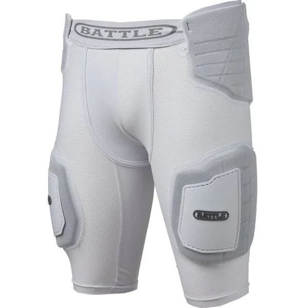 Battle Men's Integrated Football Compression Bottoms White, Large - Football Apparel at Academy Sports