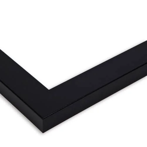 Collage Picture Frame - Satin Black Frame with 4 openings for 8x10 Photos with Super White Mat. D3926T10, ArtToFrames