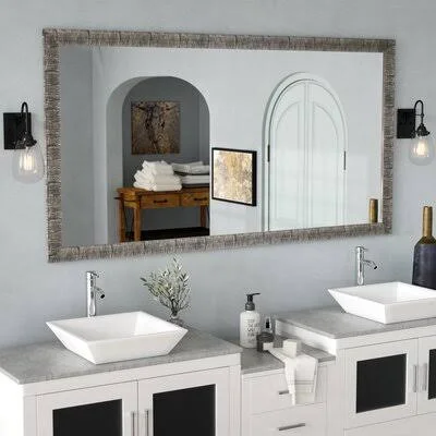 EISEN Bathroom/Vanity Mirror Size: 55.5x22 H x 33x22 W
