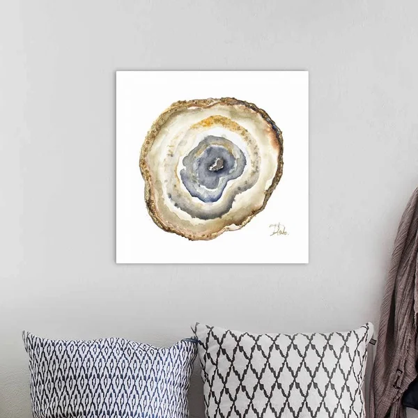 Agate Watercolor I - Canvas Wall Art, 20x20, Great Big Canvas