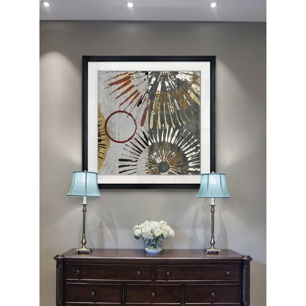 Outburst Tiles II -Framed Giclee Print - 38x38