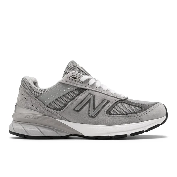 New Balance Women's 990v5 in Grey Castlerock 8, 2A-Narrow