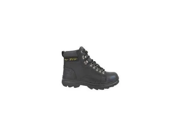 AdTec Men's 6 in. Black Steel Toe Hiker